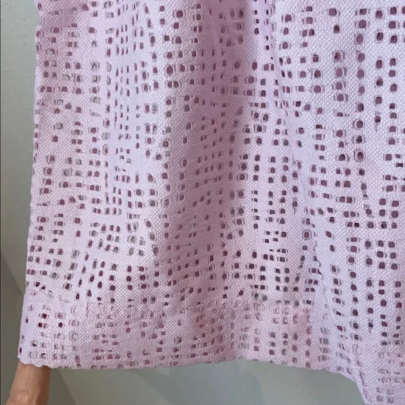 SET Negative Underwear Eyelet Lace Lilac Lounge Set L Button Down & Island Boxer - Picture 9 of 9